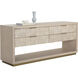 Akava Light Wash / Gold Dresser